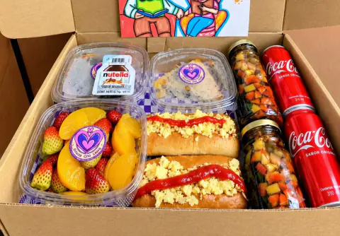 Caja de regalo con antojos